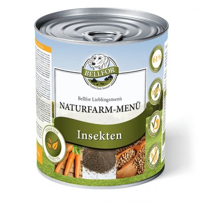 Bellfor Nassfutter mit Insekten und Tapioka - Naturfarm-Menü