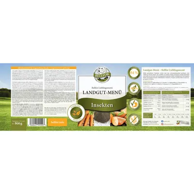 Bellfor Hundefutter Nass mit Insekten Getreidefrei - Landgut-Menü Bellfor Hundefutter Nass mit Insekten Getreidefrei - Landgut-Menü