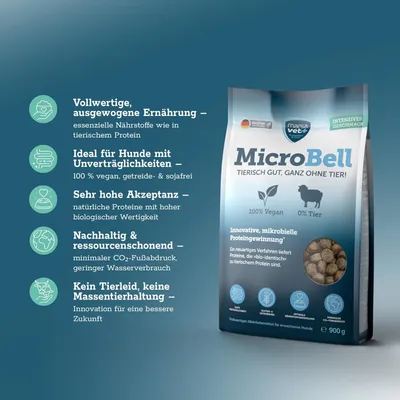 Marsavet Trockenfutter mit mikrobiellem Protein - MicroBell