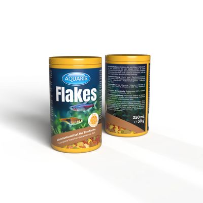 AQUARIS Flakes - Aquarium Fischfutter