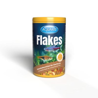 AQUARIS Flakes - Aquarium Fischfutter