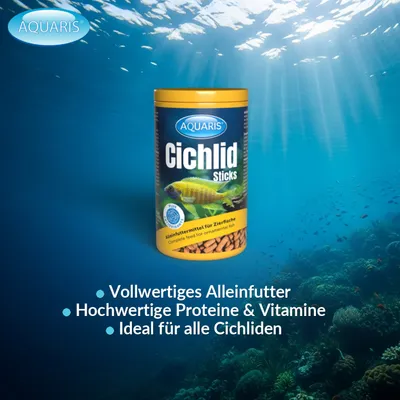 AQUARIS Cichlid Sticks - Aquarium Fischfutter AQUARIS Cichlid Sticks - Aquarium Fischfutter