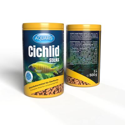 AQUARIS Cichlid Sticks - Aquarium Fischfutter