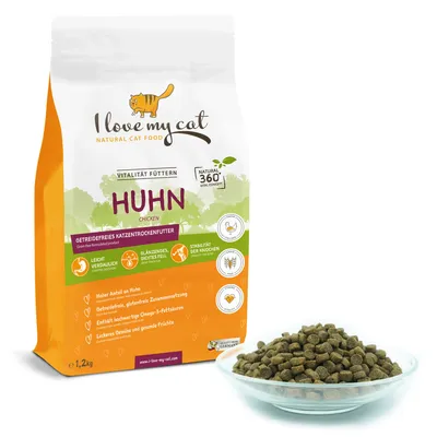 I love my cat Trockenfutter für Katzen mit Huhn I love my cat Trockenfutter für Katzen mit Huhn