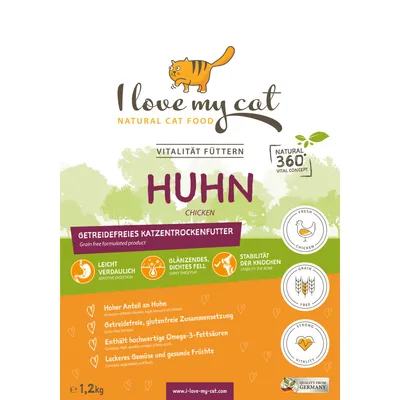 I love my cat ILMC set mit Huhn - Trockenfutter mit Huhn + Nassfutter I love my cat ILMC set mit Huhn - Trockenfutter mit Huhn + Nassfutter