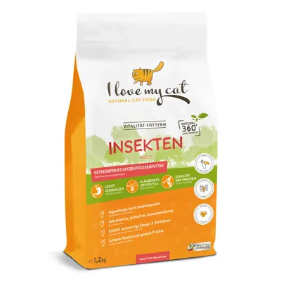 I love my cat Sparset für ernährungssensible Katzen: Trocken- Nassfutter I love my cat Sparset für ernährungssensible Katzen: Trocken- Nassfutter