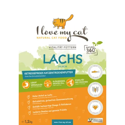 I love my cat Trockenfutter für Katzen mit Lachs