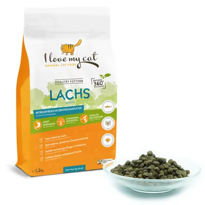 I love my cat Trockenfutter für Katzen mit Lachs