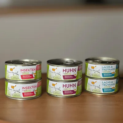I love my cat Starter-Paket mit Katzenfutter Nass mit Huhn