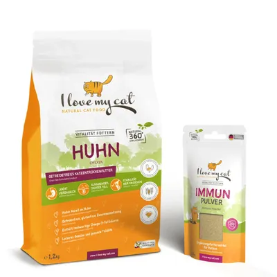 I love my cat Coffret alimentaire pour chats pour renforcer les défenses