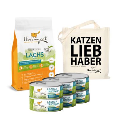 I love my cat ILMC set mit Lachs und Truthahn - Trockenfutter