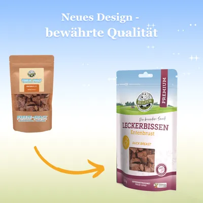 Bellfor Leckerbissen für Hunde mit Entenbrust