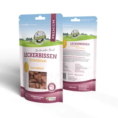 Bellfor Leckerbissen für Hunde mit Entenbrust Bellfor Leckerbissen für Hunde mit Entenbrust