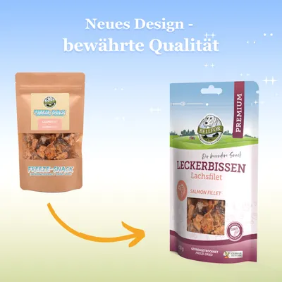 Bellfor Leckerbissen für Hunde mit Lachsfilet