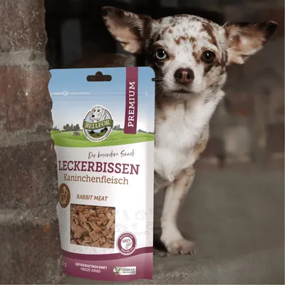 Bellfor Leckerbissen für Hunde mit Kaninchenfleisch