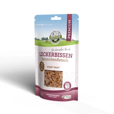 Bellfor Leckerbissen für Hunde mit Kaninchenfleisch