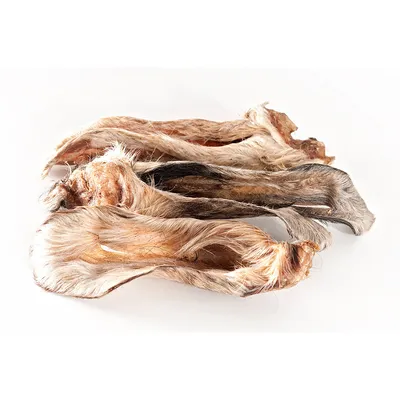 Bellfor Gesunder Hundesnack - Lamm-Ohren mit Fell