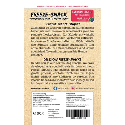 Bellfor Freeze-Snacks für Hunde als Sparset