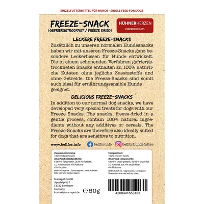Bellfor Freeze-Snacks für Hunde als Sparset