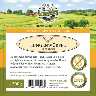 Bellfor Gesunde Hundeleckerlis vom Hirsch im Sparset Bellfor Gesunde Hundeleckerlis vom Hirsch im Sparset
