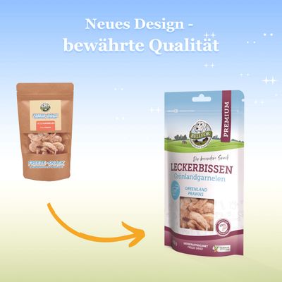 Bellfor Freeze-Snack für Hunde mit Grönlandgarnalen