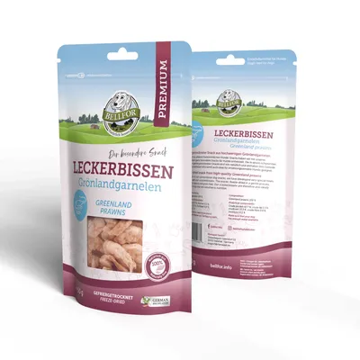 Bellfor Freeze-Snack für Hunde mit Grönlandgarnalen