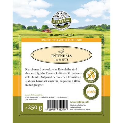 Bellfor Hundesnack - Enten-Hals