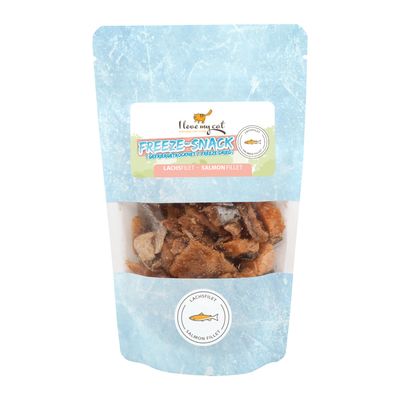 I love my cat Freeze-Snack für Katzen mit Lachsfilet