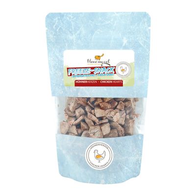 I love my cat Freeze-Snack für Katzen mit Hühnerherzen