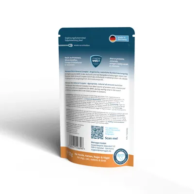 Marsavet Multi-Mineral Complex Poudre pour Chiens, Chats et Autres Animaux