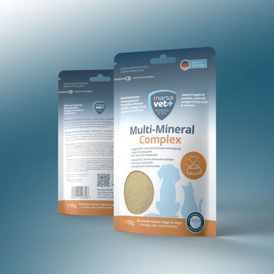 Marsavet Multi-Mineral Complex Pulver für Hunde, Katze und andere Haustiere