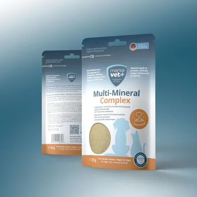 Marsavet Multi-Mineral Complex Poudre pour Chiens, Chats et Autres Animaux