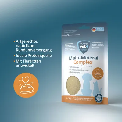Marsavet Multi-Mineral Complex Pulver für Hunde, Katze und andere Haustiere Marsavet Multi-Mineral Complex Pulver für Hunde, Katze und andere Haustiere