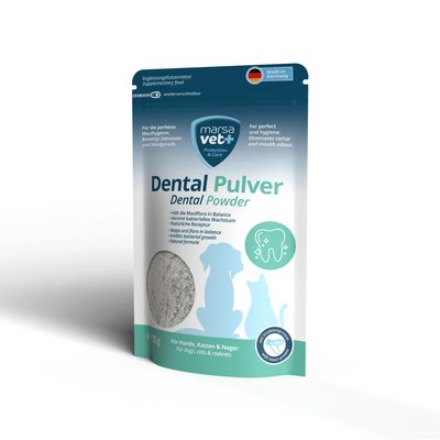 Marsavet Dental Zahnpulver für Hunde, Katzen und Nagetiere