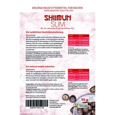 Marsapet Shiimun Slim Poudre pour chats