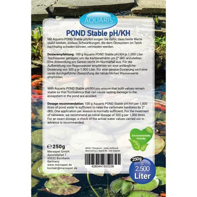 Aquaris POND Stable pH/KH Aquaris POND Stable pH/KH