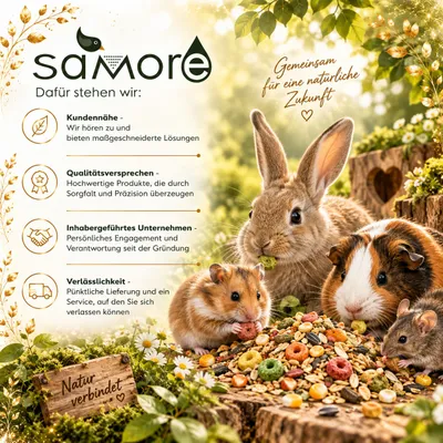 Nagerfutter Zwergkaninchen Meerschweinchen Hamster Kleintierfutter