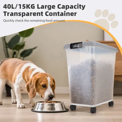 Nobleza Perro Recipiente para comida Contenedor de Comida para Mascotas