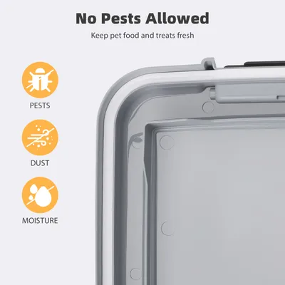 Nobleza Perro Recipiente para comida Contenedor de Comida para Mascotas
