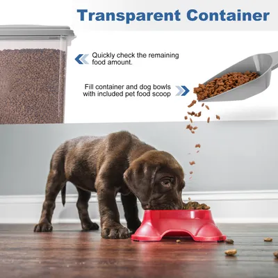 Nobleza Perro Recipiente para comida Contenedor de Comida para Mascotas Nobleza Perro Recipiente para comida Contenedor de Comida para Mascotas