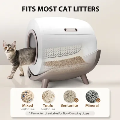 Nobleza Cat Litter Box Arenero Autolimpiable Inteligente para Gatos SL01 Nobleza Cat Litter Box Arenero Autolimpiable Inteligente para Gatos SL01