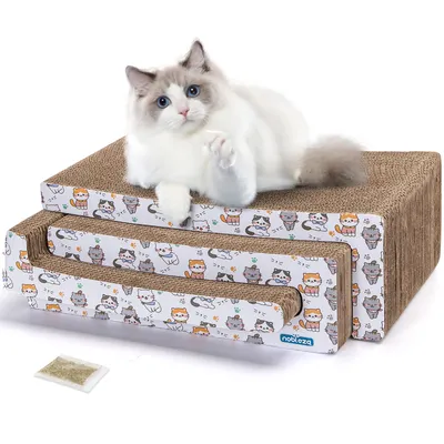 Nobleza Gato Rascador Cartón para Gatos Tableros 3 en 1 Nobleza Gato Rascador Cartón para Gatos Tableros 3 en 1