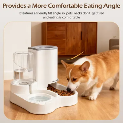 Nobleza Gatos y perros Comedero y dispensador Dispensador Automático 2 en 1 Nobleza Gatos y perros Comedero y dispensador Dispensador Automático 2 en 1
