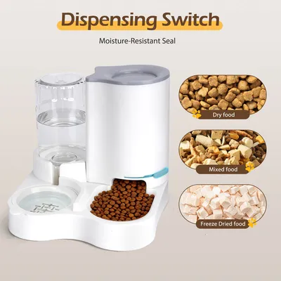 Nobleza Gatos y perros Comedero y dispensador Dispensador Automático 2 en 1 Nobleza Gatos y perros Comedero y dispensador Dispensador Automático 2 en 1