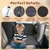 Nobleza Perro Funda para asiento de coche Extensor de Asiento Trasero