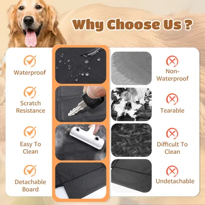 Nobleza Perro Funda para asiento de coche Extensor de Asiento Trasero