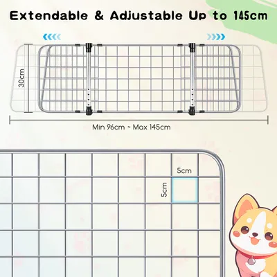 Nobleza Perro Barrera para coche Barrera Protectora de Coche para Perros Nobleza Perro Barrera para coche Barrera Protectora de Coche para Perros