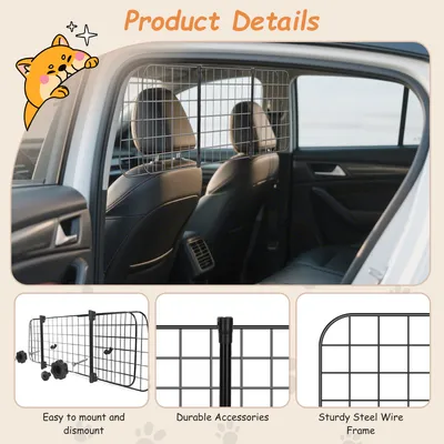 Nobleza Perro Barrera para coche Barrera Protectora de Coche para Perros Nobleza Perro Barrera para coche Barrera Protectora de Coche para Perros
