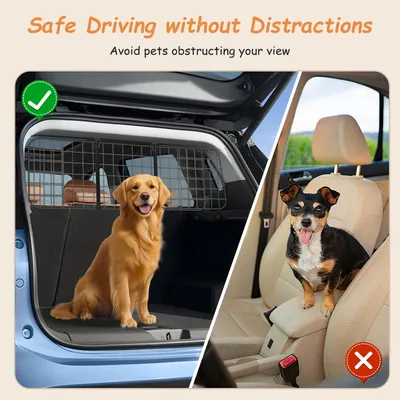Nobleza Perro Barrera para coche Barrera Protectora de Coche para Perros Nobleza Perro Barrera para coche Barrera Protectora de Coche para Perros
