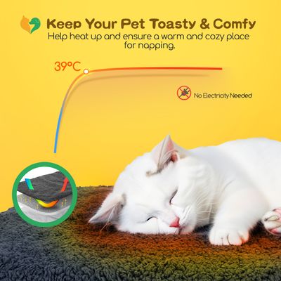 Nobleza Perro Cojín Manta Autocalefactora para Perros y Gatos